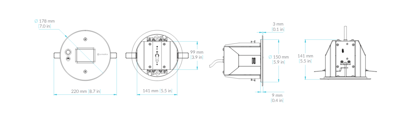 UV222-Downlight-dimensions-ai